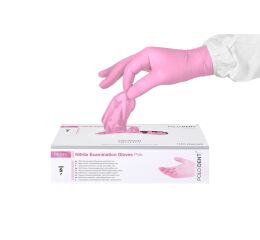 POLODENT nitrilové rukavice pink - M