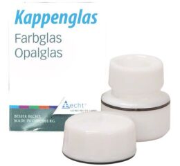 Lahvička na léky z opálového skla, černá