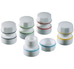 Lahvička na léky z opálového skla, set