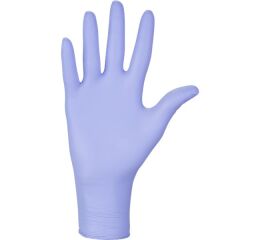Vyšetřovací nitril rukavice fialové - S