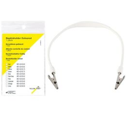 Držák ochranných roušek (bryndáků), bílý