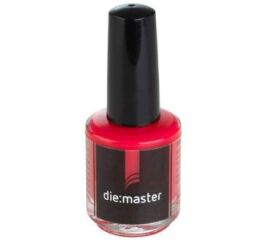 die:master - distanční lak, 15ml červený