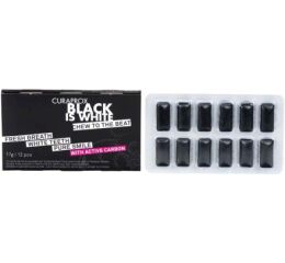 Curaprox Black is White - žvýkačky, 12ks