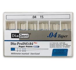 Papírové čepy DiaDent 4%