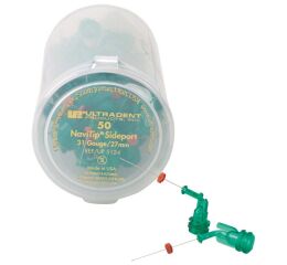 NaviTip Double Sideport - kanyly 27mm, 50ks zelené