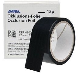 Hanel okluzní fólie 12um/22mm jednostranná černá