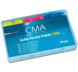 CMA guttaperčové čepy, 60ks median 25/.06