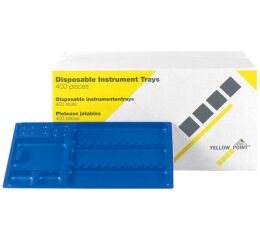 YELLOW POINT Tácky plastové 28 x 18 cm modré