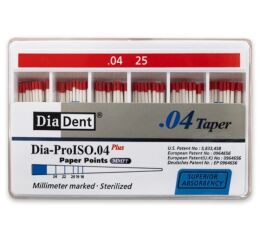 Papírové čepy DiaDent 4% 025