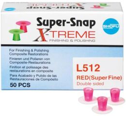 Super-Snap X-treme 12mm extra jemné červené