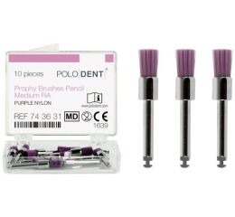 POLODENT Prophy Brushes Pencil střední fialové