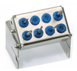 Stojánek na 8 vrtáčků, modrý