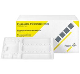 YELLOW POINT Tácky plastové 28 x 18 cm bílé