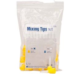 Míchací kanyly, 50ks žluté krátké