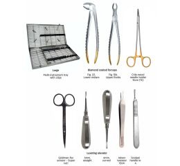 Set chirurgický 10 nástrojů + kazeta