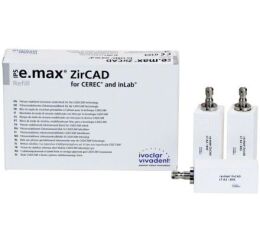 IPS e.max ZirCAD bloky B45 LT D2, 5ks