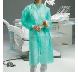 Gown with cotton cuffs chirurgický plášť zelený