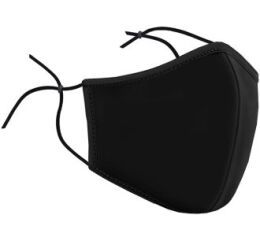 Ochranné masky bavlněné, 2ks černé