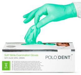 Rukavice Soft Nitrile Aloe Vera zelené