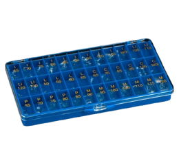 Korunky polyesterové set, 144ks