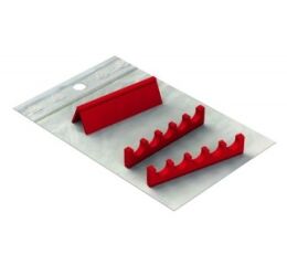 Silikonový držák pro 5 nástrojů, červený