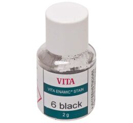 Enamic Stain - barva, 2g odstín 6 černá
