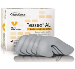 Tessex AL - šelakové destičky, 12ks dolní