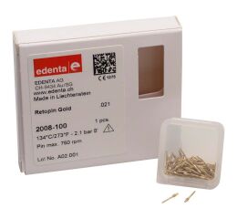 Retopin Gold Refill - parapulpální čepy