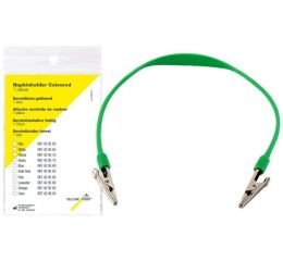 Držák ochranných roušek (bryndáků), zelený