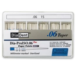Papírové čepy DiaDent 6%