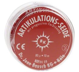 Artikulační papír role 80µ 16mm červený