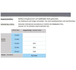 Korundový pásek oboustranný 0,2mm/4mm