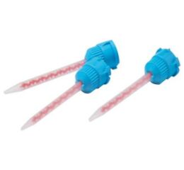 Míchací kanyly, 50ks modro-oranžové