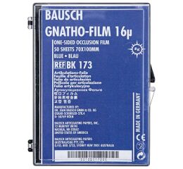 Gnatho-Film artikulační fólie 16µ 70x100mm modrá