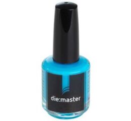 die:master - distanční lak, 15ml modrý