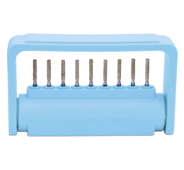 Stojánek na 9 vrtáčků, modrý