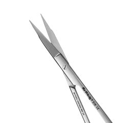 Nůžky Iris č.16 zahnuté vroubkované 12,5cm