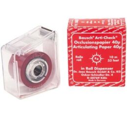 Arti-Check artikulační papír v roli 22mm červený