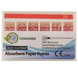 Papírové čepy Cerkamed .02 s měřítkem ISO 45