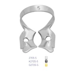 Kofferdamová spona 5 - horní molar