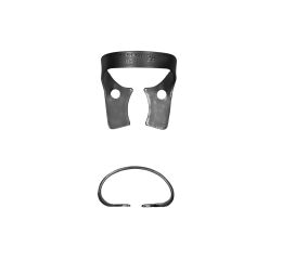 Rubber Dam spona 28 UK molar bez křidélek Black