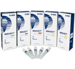 Miraject jehly 30/42 - 0,4x35mm, 100ks žluté
