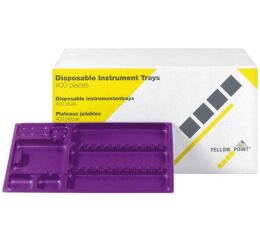 YELLOW POINT Tácky plastové 28 x 18 cm levandulové