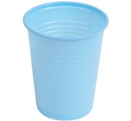 Kelímky plastové 180ml, světle modré 100ks