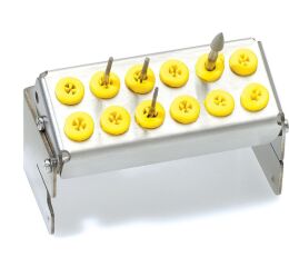 Stojánek na vrtáčky náhradní silikony, 20ks modré