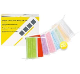 Ochranné roušky Anti-Fog se zavazováním, růžové