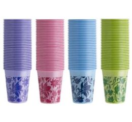 Monoart Floral kelímky (200ml), 100ks