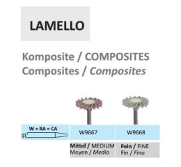 Lamello Komposite - leštící guma jemná
