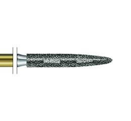 Strukturovaný diamant plamen D19mm 016, S6863