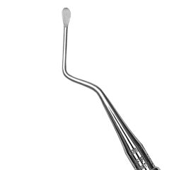 Surgical Curette Molt #5L, hdl #502